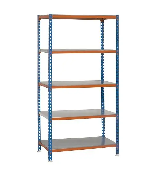 Simonrack - Etagère 2000x1000x500mm Bleu/orange Charge 180kg - Simonclick Plus 5/500 SIMON RACK Meilleur Prix