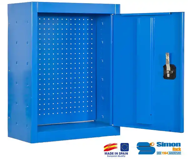 Offre Exclusive SimonRack - Armoire de rangement murale 675x500x275mm Bleu - CABINET TOOLS PANNEL 500 SIMONRACK SIMON RACK