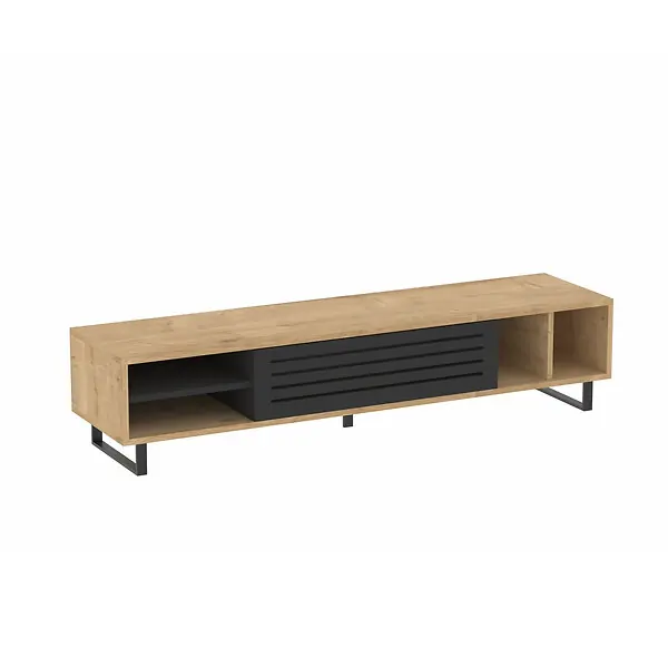 Retour Gratuit Meuble TV en bois "Safir" 160 x 40 x 35 cm - Saphir HABITAT ET JARDIN