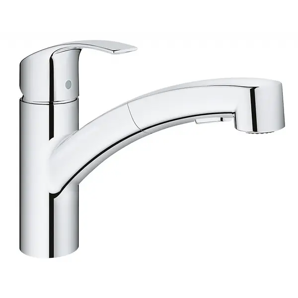 Eurosmart Mitigeur évier avec Douchette, Chrome (30305001) GROHE Super Prix