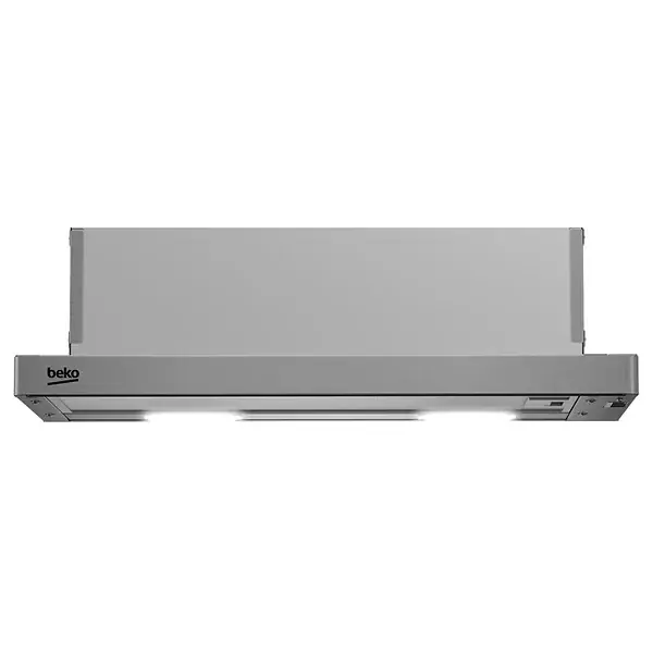 Beko Hotte de cuisine télescopique en inox, avec 3 vitesses, filtres compatibles lave-vaisselle (CTB6407X) Prix Cassé
