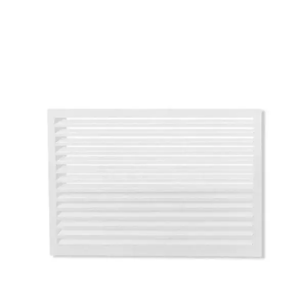 Face dos pour cache en aluminium gris clair taille M - DECOCLIM - 23AM7035-DOS Livraison Express