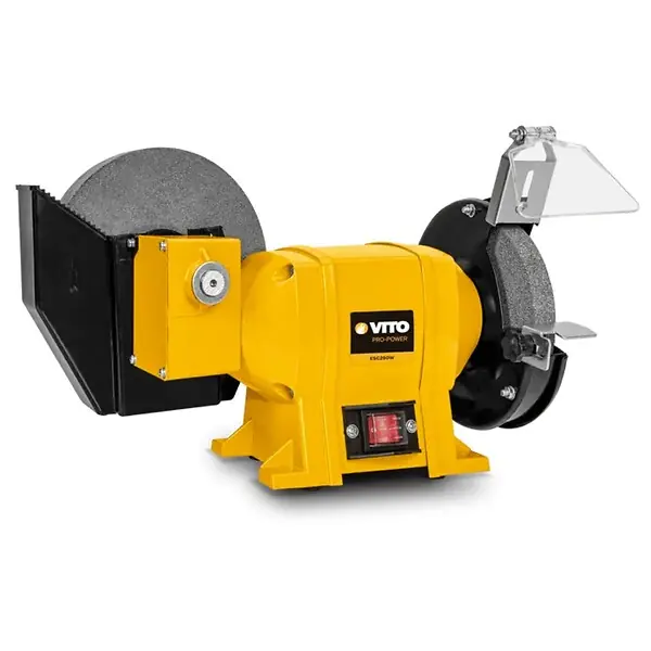 Touret à meuler double 250W Ø 150 / Ø 200 mm VITO Meilleure Vente