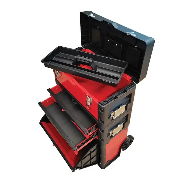 Authentique Chariot 3 modules indépendants - Acier - Noir - 60Kg DEFPRO