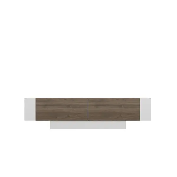 Meuble TV en bois "Matera" - 150 x 31 x 41 cm - Marron HABITAT ET JARDIN Top Vente