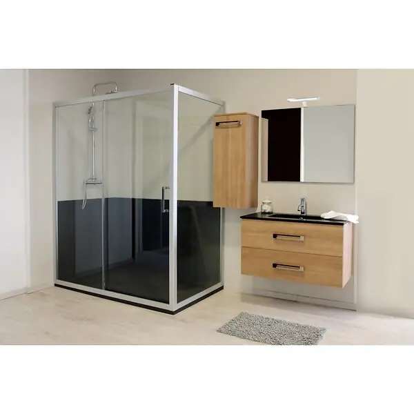 Vente Flash Colonne de salle de bain Lenca - Bois miel - 35cm LT AQUA +