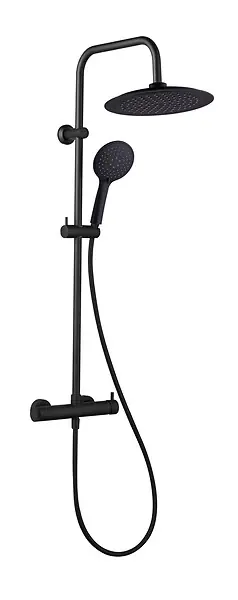 Colonne de douche mécanique Esserondo - Noir Mat - 3 jets ESSEBAGNO Solde