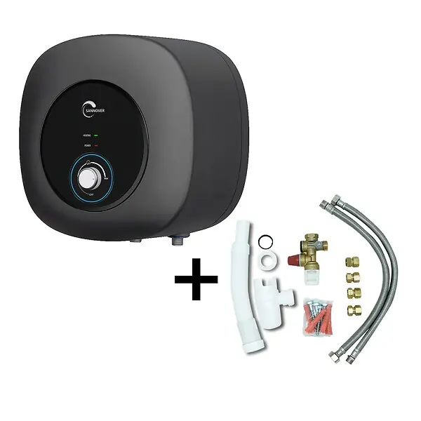 Achat Immédiat Chauffe Eau Electrique ADROS 10L Sur Evier Sannover + Kit d‘Installation Complet NF