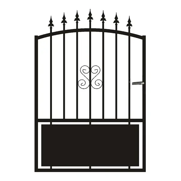 Portillon chapeau de gendarme fer - 1m Acheter En Ligne
