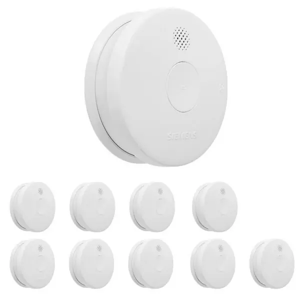 Achat Immédiat SIEMENS Lot de 10 détecteurs de fumée 5TC1292-6 NF autonomie 5 ans garantie 3 ans