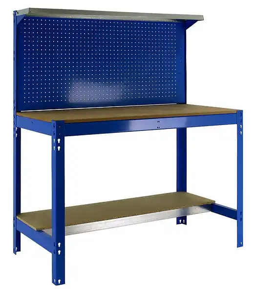 SimonRack - Kit Etabli 1440x900x600mm Charge 400Kg - SIMONWORK BT3 900 BLEU/BOIS Simon Rack Promotion Saisonnière