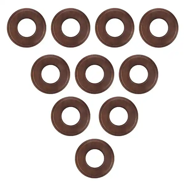 FONTINI Lot de 10 socles 1 poste en bois de hêtre vieilli Garby Colonial Soldes