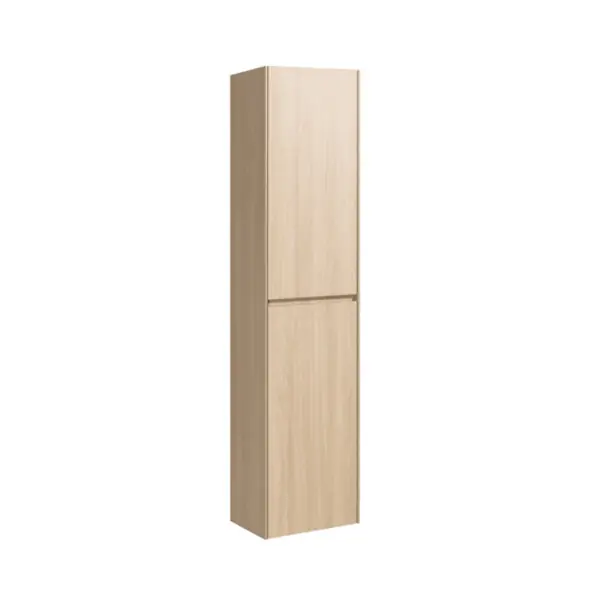 Achat Immédiat Naturel Verona Armoire haute bois clair avec deux portes, 40x30x170cm (VERONAV40SD)