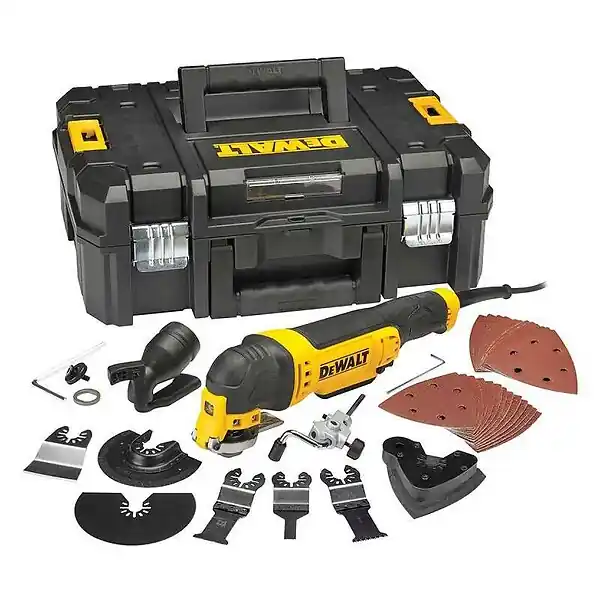 Satisfait Ou Remboursé Outil multi-cutter oscillant 300W DEWALT DWE315KT-QS avec coffret et 32 accessoires