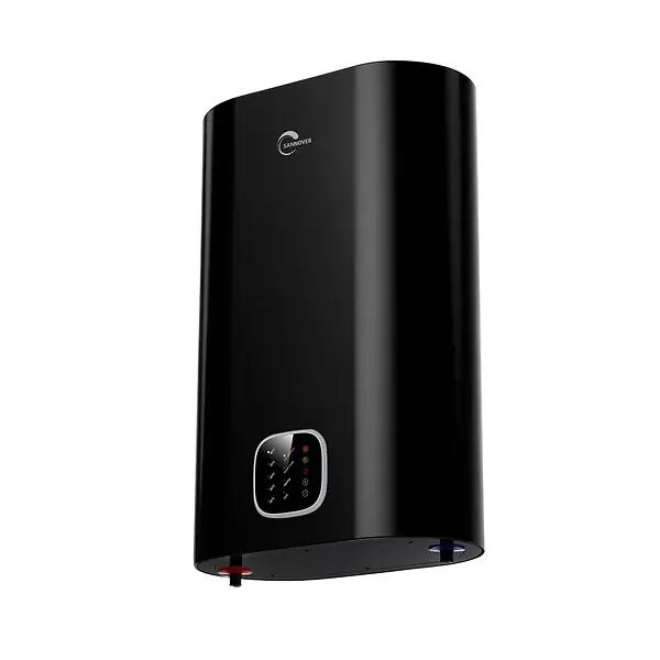 Haute Qualité Chauffe Eau Electrique Plat Mural Multipositions Kimoro Noir 50 Litres Sannover
