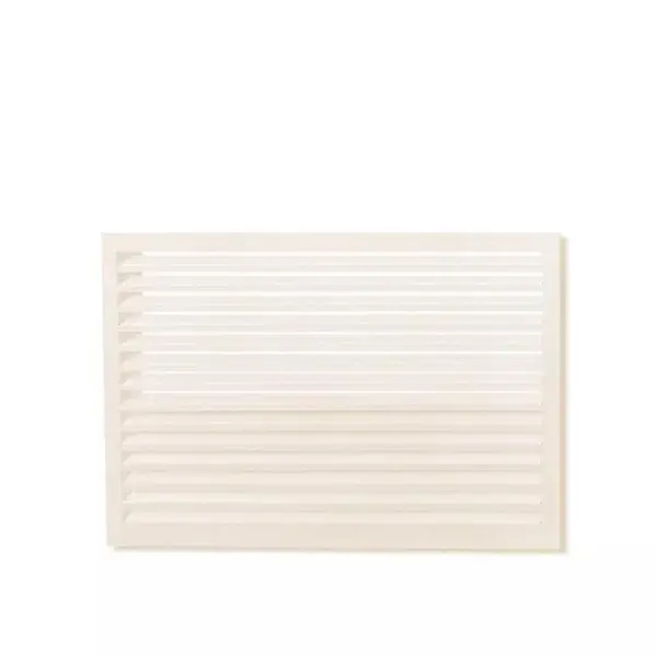Face dos pour cache en aluminium blanc crème taille L - DECOCLIM - 23AL9001-DOS Prix Réduit