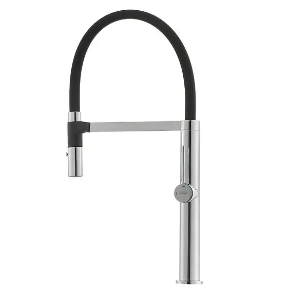 Mitigeur de cuisine avec bras en silicone et fixation magnétique, Noir (SIKOBSD176) Vente Directe