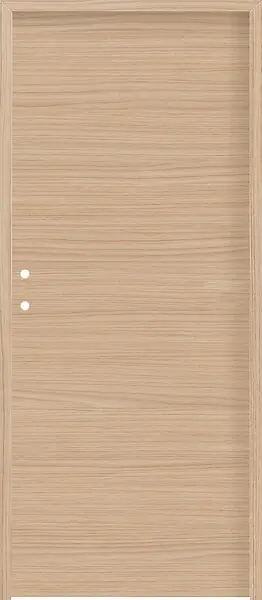 Nouvelle Collection Bloc-porte poussant gauche MDF - Chêne clair - H.204xl.73cm BALLAY