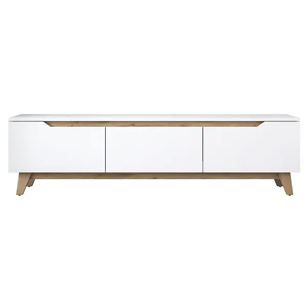 Meuble TV en bois "Digi" - 180 x 35 x 48 cm - Beige HABITAT ET JARDIN Nouvel Arrivage