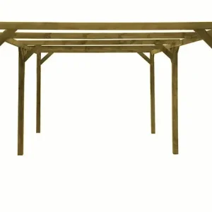 Carport en pin sylvestre - Dimensions L.512xH.231xP.322cm CERLAND Top Vente