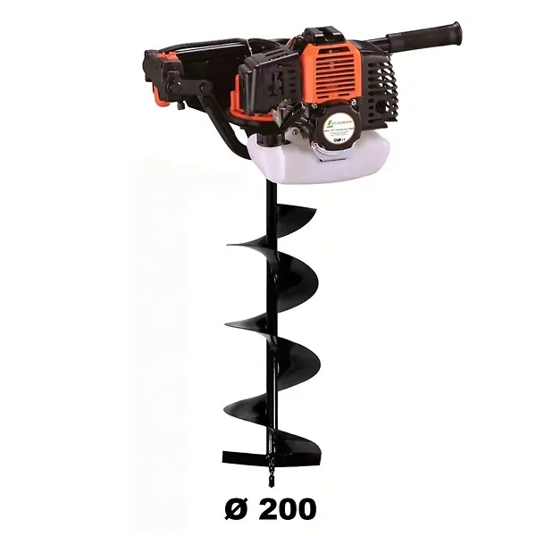 Tarière thermique 52 cm3 - 3 CV + mèche 200 mm GT GARDEN Promotion Saisonnière