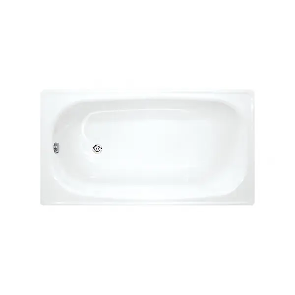 Seulement Aujourd'hui Jika (Groupe Roca) Riga 130 x 70 cm Baignoire gain de place 150 L en acier émaillé, sans pieds, blanc (H2340300000001)