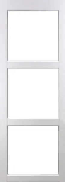 Paiement Sécurisé Porte Coulissante Kenya blanc Vitrage transparent H204 x L73 cm GD MENUISERIES