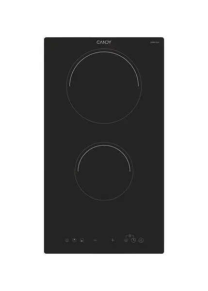 Plaque induction - 2 foyers - Noir - L.30 cm CANDY Commande En Gros