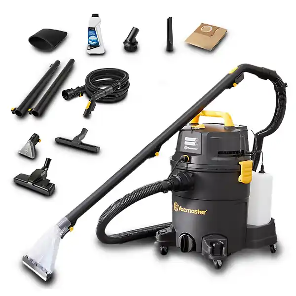 Aspirateur eau et poussières / shampouineuse 1300W - Vacmaster Commander Vite