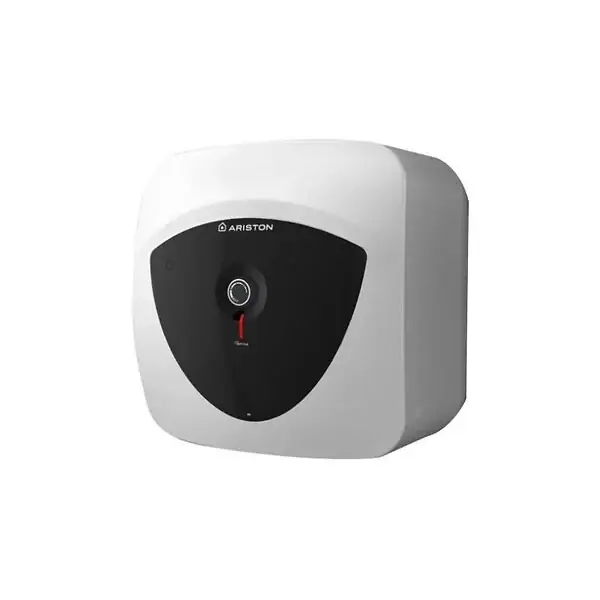 Chauffe-eau électrique sous-évier Andris Lux - 15 L - Mural - 2000W - Blanc/noir ARISTON Quantité Limitée