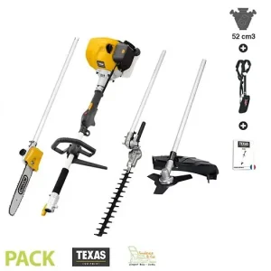 Soldes Multifonction thermique multi-outils 5 en 1 52cm3 BCU52M Texas