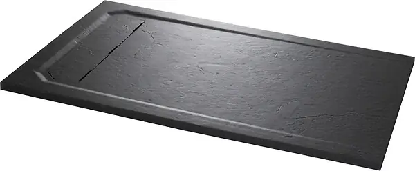 Acheter En Ligne Receveur extra-plat Solid Stone Belize - Noir - 80x120cm GODART