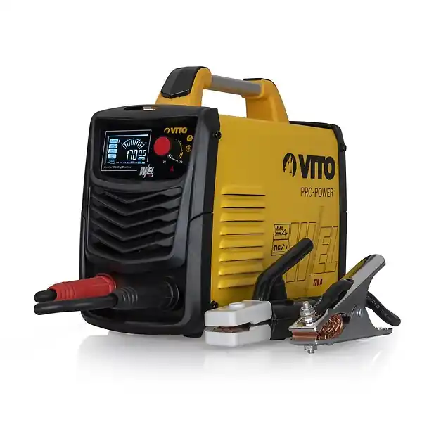 Poste a souder Inverter MMA 170A Soude Baguettes électrodes de Ø 1.6 à 4 mm Malette VITO Promotion