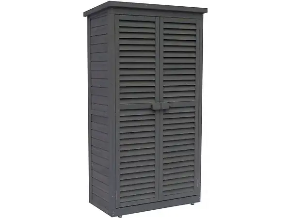 Armoire de jardin "Space" - 87 x 46.5 x 160 cm - Anthracite HABITAT ET JARDIN Promotion