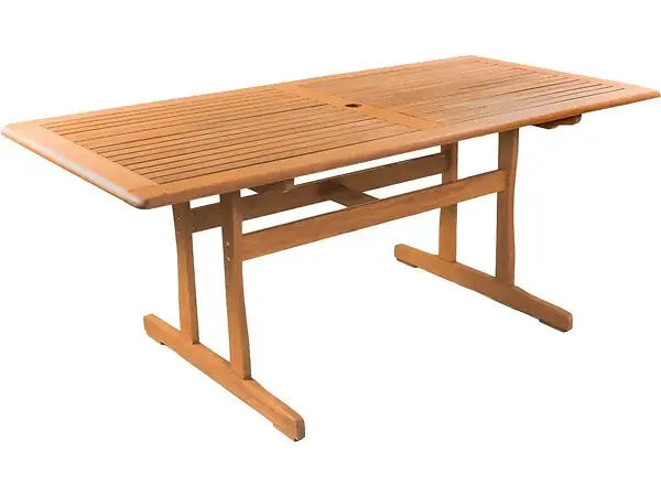 Table de jardin "Osaka" - 180 x 90 cm - Bois naturel HABITAT ET JARDIN Seulement Aujourd'hui