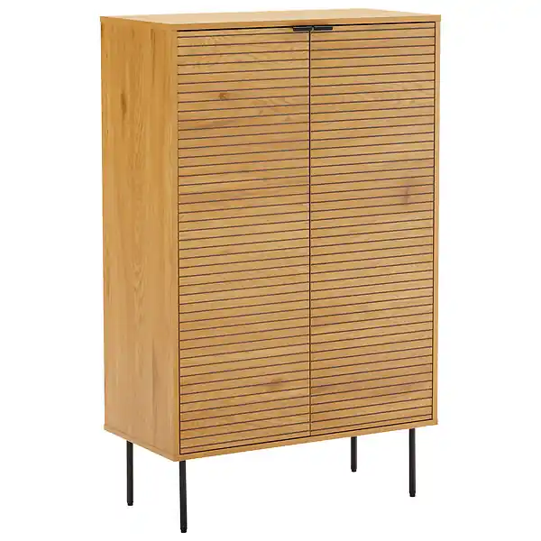 Vaisselier en bois 2 portes 80cm STINNA HAPPY GARDEN Promotion Saisonnière