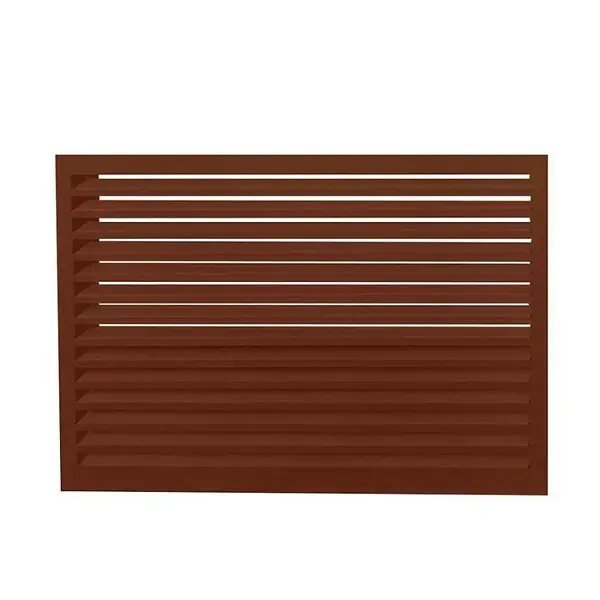 Seulement Aujourd'hui Face dos pour cache en aluminium brun rouge taille XL - DECOCLIM - 23AXL8012-DOS