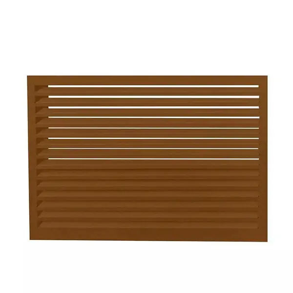 Face dos pour cache en aluminium brun argile taille XL - DECOCLIM - 23AXL8003-DOS Satisfait Ou Remboursé