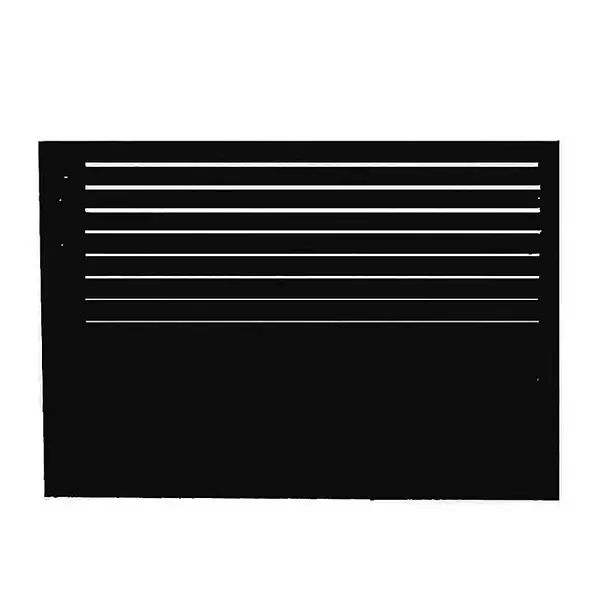 Commander Maintenant Face dos pour cache en aluminium noir foncé taille XL - DECOCLIM - 23AXL9005-DOS