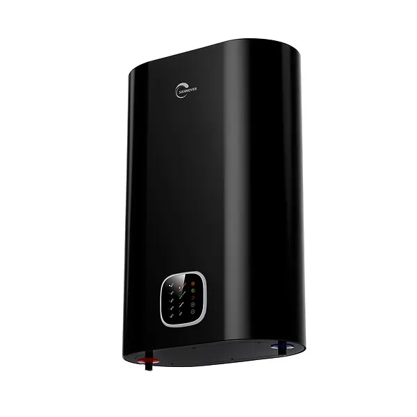 Nouvelle Collection Chauffe Eau Electrique Plat Mural Multipositions Kimoro Noir 80 Litres Sannover