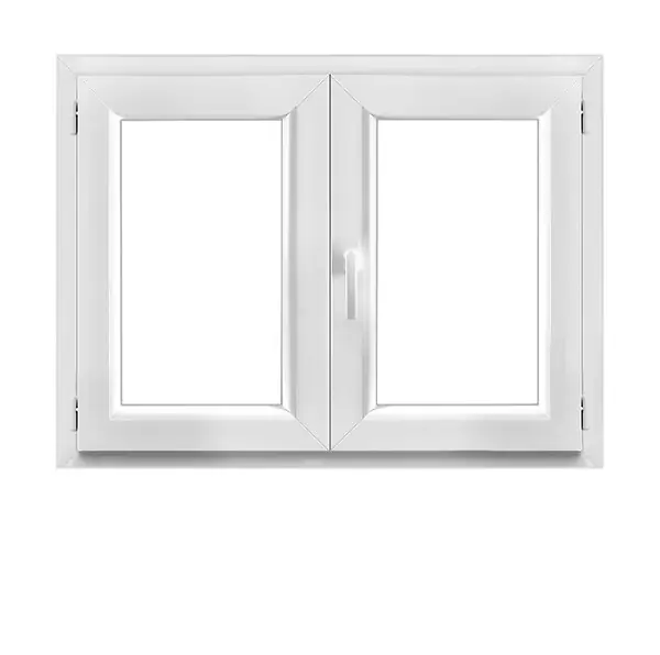 Fenêtre PVC Blanc 2 vantaux OF droite - 185x90cm QUADROFORM Paiement Sécurisé