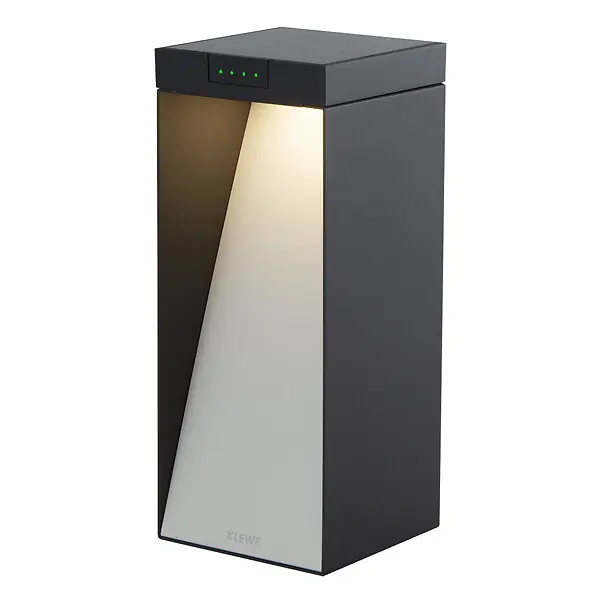Prix Cassé Borne solaire aluminium MILIO FULL H35cm LUMISKY