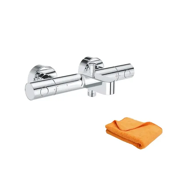 Bon Marché Mitigeur de bain douche thermostatique Quickfix Precision Get + microfibre GROHE