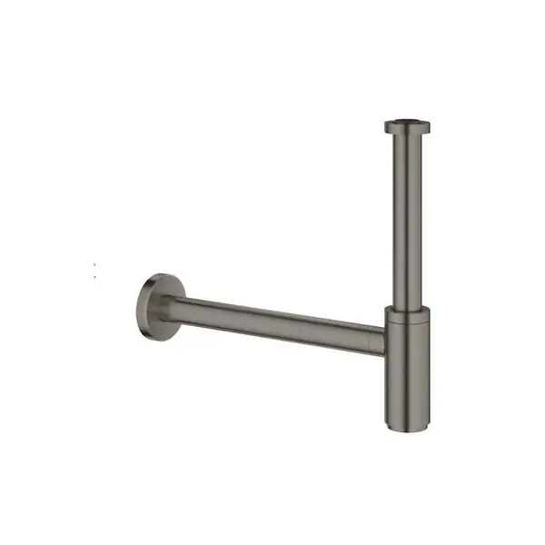 Prix Promo Lavabo siphon 5/4 DN32 Grohe brossé Hard Graphite laiton (28912AL0)