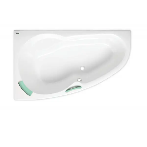 Offre Du Jour 160 x 95 cm Luiza baignoire d‘angle orientation gauche en acrylique, sans pieds, blanc (LU1600L) LAGUNA