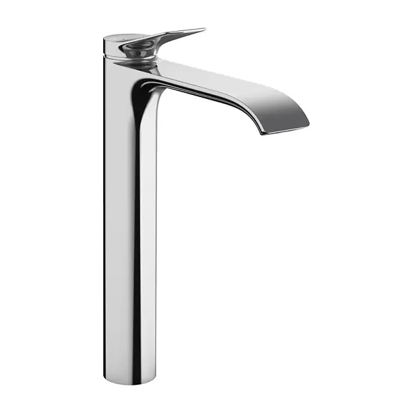 Hansgrohe Vivenis Mitigeur de lavabo surélevé 250 sans tirette ni vidage, bec cascade, chrome (75042000) Super Prix