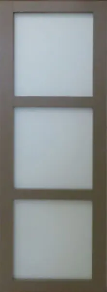 Offre Du Jour Porte Coulissante Gris Taupe RAL 7006 Vitee H204 x L73 cm GD MENUISERIES