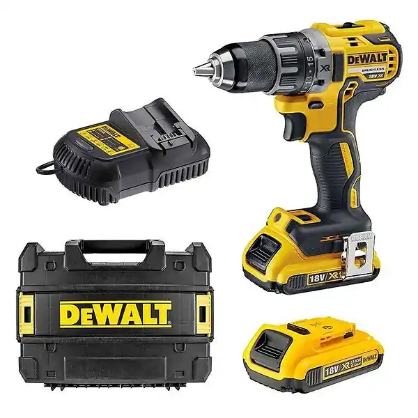 Perceuse-visseuse compact 18V DEWALT DCD791D2-QW avec coffret et 2 batteries 2,0 Ah Vente Directe