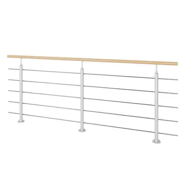 Expédition Rapide Kit garde-corps Interio - Fixation au sol - L.250cm SOGEM