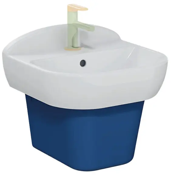 Offre Exclusive Lavabo pour enfant VitrA Sento Kids 45 cm avec cache bonde